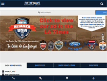 Tablet Screenshot of fifthwaveauto.com